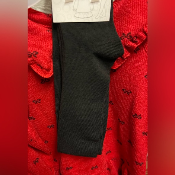 NWT 🥰 Dress & Footed Tights • 2 Piece Set🥰 Size 24M - Picture 4 of 8